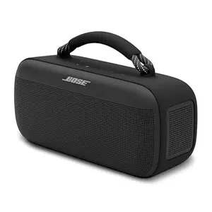 Bose New SoundLink Max Portable Speaker, Large Waterproof Bluetooth Speaker, Up to 20 Hours of Battery Life, USB-C, Built-in 3.5mm AUX Input, Black