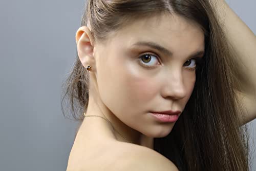 Boucles d'oreilles en argent oeil de tigre, le cadeau d'anniversaire idéal dans son écrin - 6