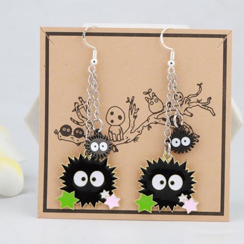 MAOFAED Cartoon Character Dangle Earring, Cute Anime Earring for Fan, Anime Lover, Anime Jewelry3
