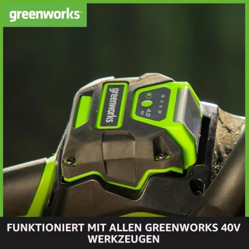 Greenworks 40V Akku - 2 Stück, Original Akkus, 4Ah Lithium-Ionen Akkus für alle Greenworks 40V Garten- und Elektrowerkzeuge… – Ansicht 3
