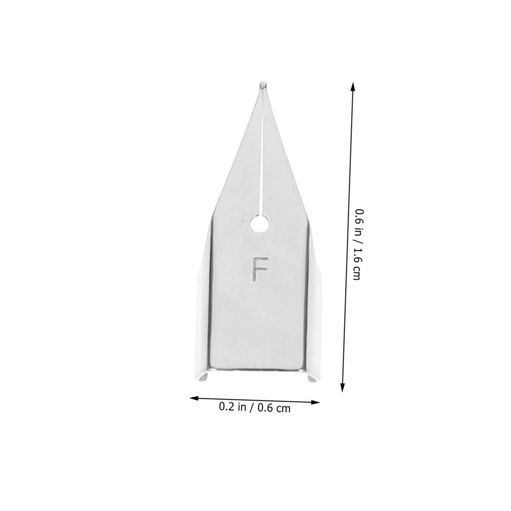 ERINGOGO 20pcs Replacement Nibs for Fountain Pens Calligraphy Pen Tips for Home Office School Travel Easy to Install Use Fine Workmanship for Smooth Writing