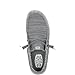 HEYDUDE Wally Stretch Sox Grey Size 10, Men’s Shoes, Men's Slip-on Loafers, Comfortable & Light-Weight