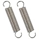 GUNGY Zugfedern mit Haken Edelstahl Spannfeder Zugfeder 80mm Außendurchmesser 16mm Drahtdurchmesser 2mm Maximale Zugkraft 8,8kg 2x16x80mm 2 Stück