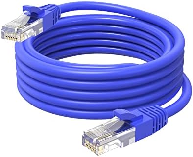 CableCreation 20 Feet CAT 5e Ethernet Patch Cable, RJ45 Computer Network Cord, Cat5/Cat5e/Cat6 LAN Cable UTP 24AWG+100% Copper Wire for PC, Mac, Laptop, PS3, PS4, Xbox, 6.1m, Blue