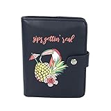 Vera Bradley Sips Gettin Real Passport Cover RFID Travel Wallet, Pineapple Toucan Party