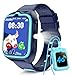 Reloj Inteligente Niño 4G, Smartwatch Niños con GPS, Videollamadas, Ilamadas, Chat de Voz, Modo Escuela, SOS, 1.75" Smartwatch con Linterna, Funda de Silicona Suave, Cámara, Batería Grande de 800 mAh