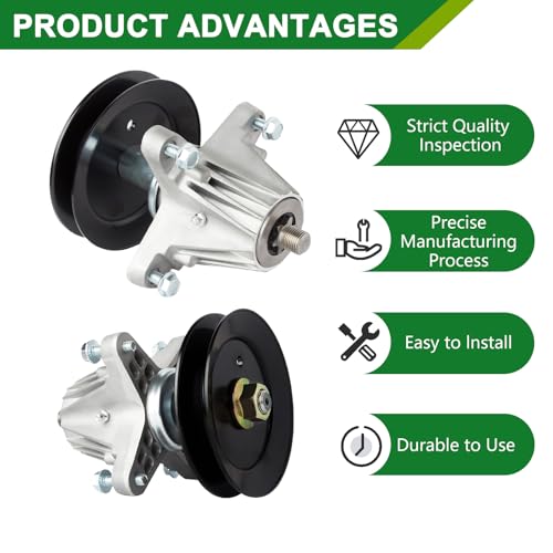 JSXDNWYJ 618-06980 918-06980 Spindle Assembly Fit 50" Deck Cub Cadet ZT1 50 XT1 50 GT50 RZT 50 L50 S50 Troy Bilt Super Mustang 50 Craftsman Z550 G8200 Zero Turn Mower Parts 1Pack by JSXDNWYJ - Used condition - Image 7
