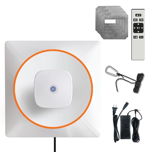 Limpiador De La Ventana del Robot con Control De Aplicación Y Botón, Succión De 2600pa, Spray De 4 Aguas, Protección De 20 Minutos De Protección, Robot De Limpieza De Vidrio Automático para El Hogar