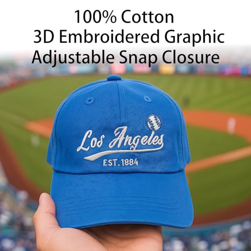 Image of Cap Hat Classic Vintage Embroidered Hat Cap for Men Women Teenager Cap Adjustable