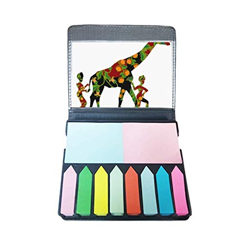Marqueur de page girafe et femme noire, le post-it culturel idéal pour vos livres et agendas