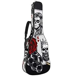 Housse pour Guitare Acoustique Chapeau de crâne Sac pour guitare électrique 10mm rembourré Housse pour Guitare classique… - Les Beatles, Paul McCartney, John Lennon, RIngo Starr, George Harrison