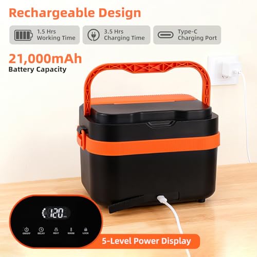 Lunch Box Chauffante Rechargeable + Programmable – Image 2