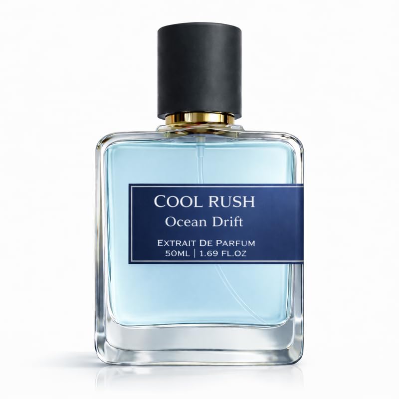 COOLRUSH Oceandrift Perfume Spray 50ML| Long Lasting Fresh Aquatic Fragrance For Men| Premium Body Spray For Daily Wear, Gym, Travel & Summer Use-image-25
