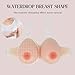 Windsleeping C Cup Strap on Silicone Breast Forms Mastectomy Prosthesis Fake Boobs with Straps, Nude