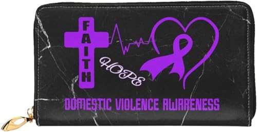 Domestic Violence Awareness Wallet Card Bag