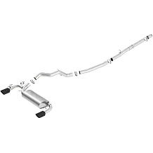 BORLA 140730BC Cat-Back Exhaust Sys. for 2016-2018 Ford Focus RS 2.3L 4 Cyl. Turbocharged Manual Trans. AWD 4 Door Hatchback With Sound Suppressing Valve Exhaust. BORLA System Contains Valve Simulator