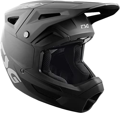 TSG Sentinel Fullface Downhill Helmet, Black, Vents, Visor