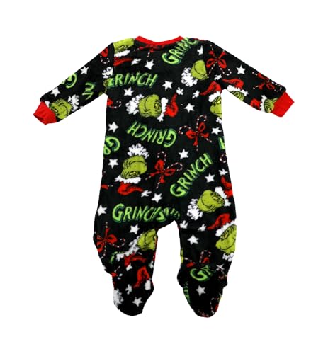 Dr. Seuss Pijama Grinch – Conjunto de pijamas de Natal para a família – Conjunto de pijama combinand