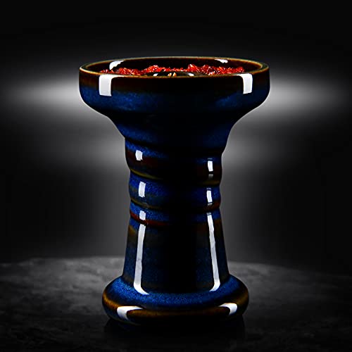 Afoosoo Shisha Kopf Premium Ton Phunnel Shisha Bowl mit Glasur Perfekte Arbeit mit Wärmemanagementsystem und Folien… – Bild 4
