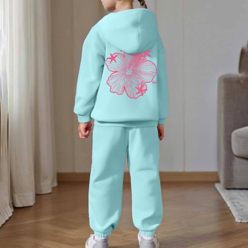 Beach Cute Hoodies for Teen Girls Sweatsuits 2 Piece Set Cute Graphic Hoodie with Sweatpants Outfits Preppy Clothes3