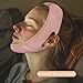 Yuibthr Chin Strap for Sleeping, V Line Lifting Mask, Reusable Face Strap, Jaw Exerciser (Pink)