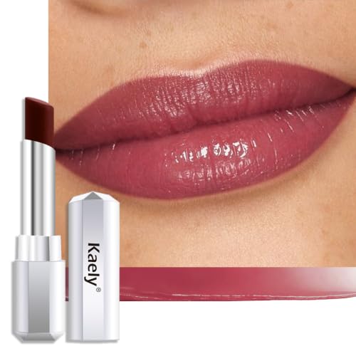Image of Kaely Lip Oil Stick Makeup, Tinted Lip Balm Glossy Lipstick for Women