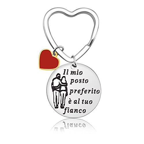 VGWON Portachiavi di Coppia con Scatola Regalo Romantico per Lui/Lei,...