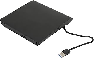 Sanpyl External DVD Drive Enclosure,Slim High Speed USB3.0 SATA External 12.7mm DVD Drive Enclosure Optical Disc Enclosure Without Optical Drive for Laptop Desktop