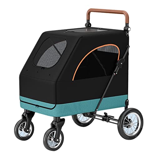 Buggys für große Hunde, luxuriöser Hundebuggy, atmungsaktiver...