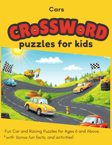 Car Crossword Puzzle for Kids: Fun & Educational Car and Racing Puzzles for Ages 6 and above (Cars coloring book bundle) image 2