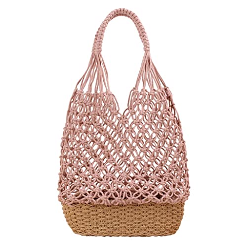Sac à main en corde de paille idéal pour les boutiques et sorties