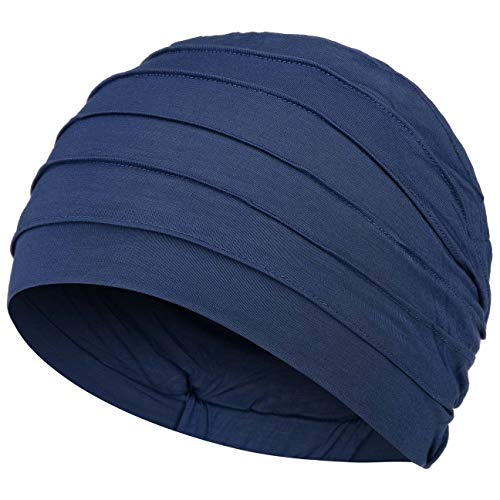 Christine Headwear Yoga Turban Bandeau, Bleu foncé, Taille Unique Femme