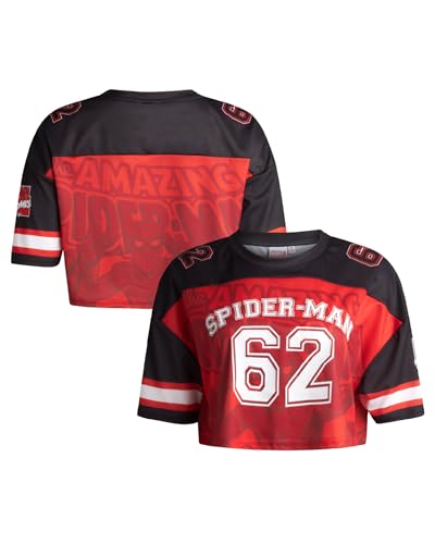 Maillot de baseball Spider-Man pour femme avec haut en jersey Spidey S-L - 5