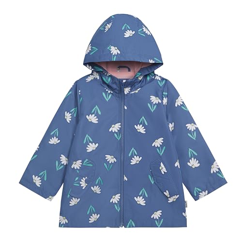 Image of Carter's Toddler & Little Girls' Midweight Fleece Lined Hooded Raincoat Rain Jacket