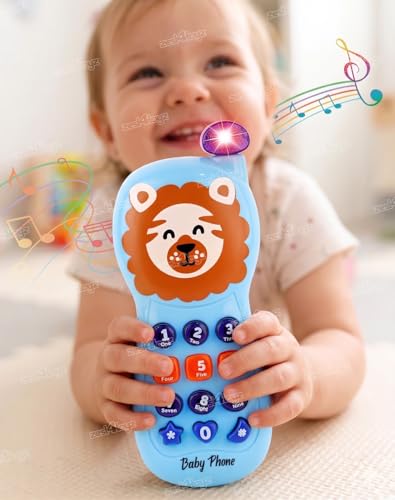 Image of Zest 4 Toyz Toy Phone for Kids Musical Mobile Phone Toy with Light & Sound Toys for Baby Pretend Play Mini Cell Phone Toy Birthday Gifts for Kids - Multicolor (Pack of 1)