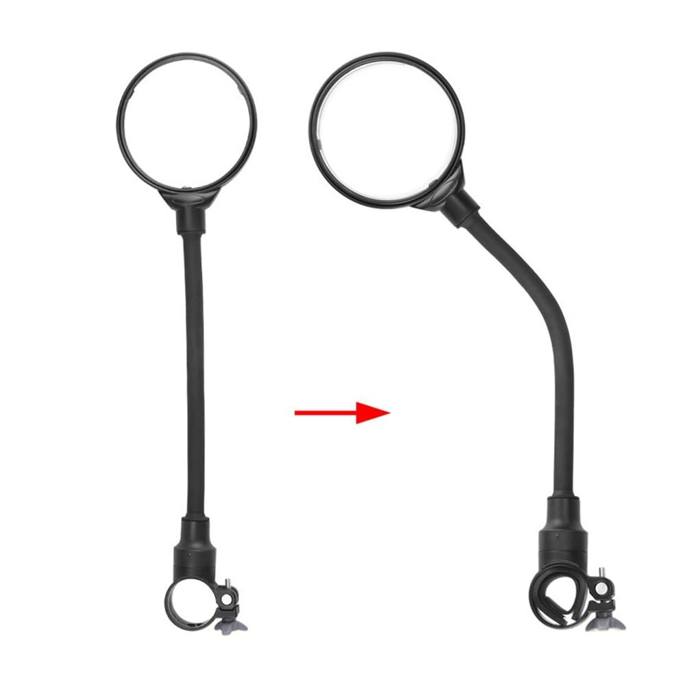 Specchietto Laterale Specchietti Retrovisori Lunghi Per Manubrio Bicicletta 1PCS A 360° Per Bici Da Strada Di Montagna