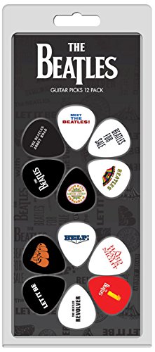 Perri’s Leathers Ltd. – The Beatles – Médiators Pour Guitare – Celluloïd – Produit Officiel sous Licence – Motifs… - Les Beatles, Paul McCartney, John Lennon, RIngo Starr, George Harrison Perri's Leathers Ltd. - The Beatles - Médiators Pour Guitare - Celluloïd - Produit Officiel sous Licence - Motifs…