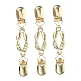 iplusmile 3個レトロスル レディースカーディガンクリップ ビンテージ風ショール セーター留め具 ズィンク製 丈夫で衣類固定に 春物カーディガ