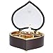 Produktbild Herzform Exquisite Verarbeitung Spieluhr Spielzeug, Innovative Manuelle Rotation Home Ornament Tanzen Mädchen Musik Schmuckschatulle, für Geburtstagsgeschenk Kleiner Schmuck
