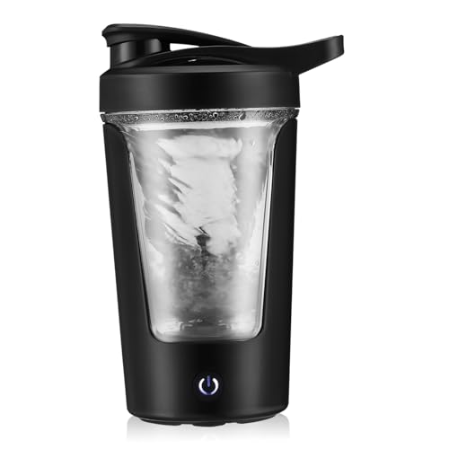 ULTECHNOVO Taza mezcladora eléctrica automática coctelera para café y bebidas diseño giratorio para mezcla uniforme recargable portátil para viajes y uso diario