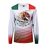 Keebik Women Mountain Bike Jersey Long MTB Mexico Sleeve Off-Road Motocycle Shirt Breathable Moisture-Wicking