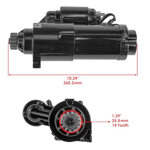 Caltric Starter Compatible with Mercury 50-853329T 50-892339T 50-893892T 853329T 892339T 893892T 9000855 9000855 9000974 892339T01 miniatura 2