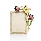 Jay Strongwater Margery Tulip 5" x 7" Photo Frame Flora