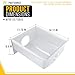 PartsBroz Ice Bucket for Whirlpool ED5VHEXVB04 Freezer Tray for Ice Maker Bin Replacement Refrigerator Ice Cube Container