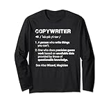 Photo Gallery divertente maglietta con definizione del copywriter maglia a manica Photo Gallery divertente maglietta con definizione del copywriter maglia a manica