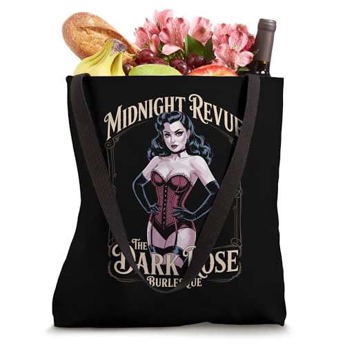 Bolso Tote Burlesque Sexy Goth Pin Up Girl miniatura 4