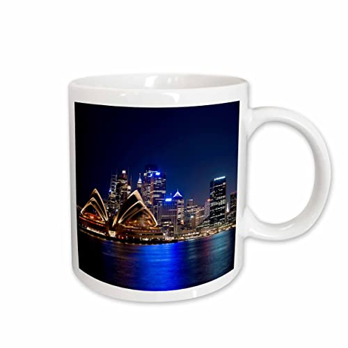3dRose Australia, Sydney, Opera House from Embarkation Park 11oz Mug