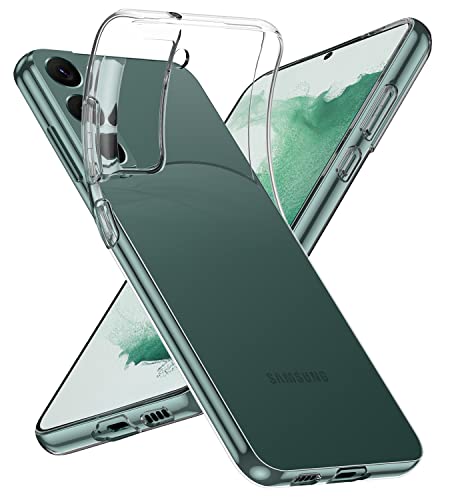 Galaxy S22 Plus 5G Case, OUBA Ultra [Slim Thin] Scratch Resistant TPU Rubber Soft Silicone Crystal Clear Lightweight Gel Protective Case Cover for Samsung Galaxy S22 Plus+