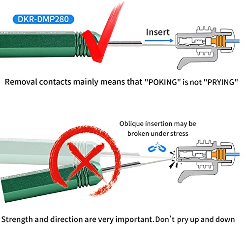Jrready St5211 Pin Removal Tool Kit For Weather Pack Metri Pack Series Connector Harness Terminals And Connector Crimp Pin Etc Electrical Connector, Tool Kit Include Drk 785084 Amp 1.5Mm Removal Tool #TOP3