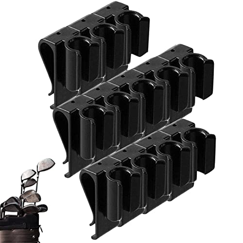 Caneem Golf Club Organiser Clips | 14 Piece Set Golf Putter Clips | Golf Putter Organizer | Practical Golf Bag Clip On Putter Clamp Holder | Multi Functional Durable Golf Accessories For Men